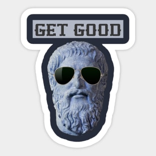 Plato: Get Good Sticker